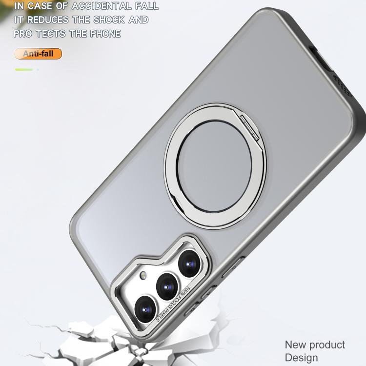 For Samsung Galaxy S24 5G kalebol MagSafe Metal Ring Holder Phone Case