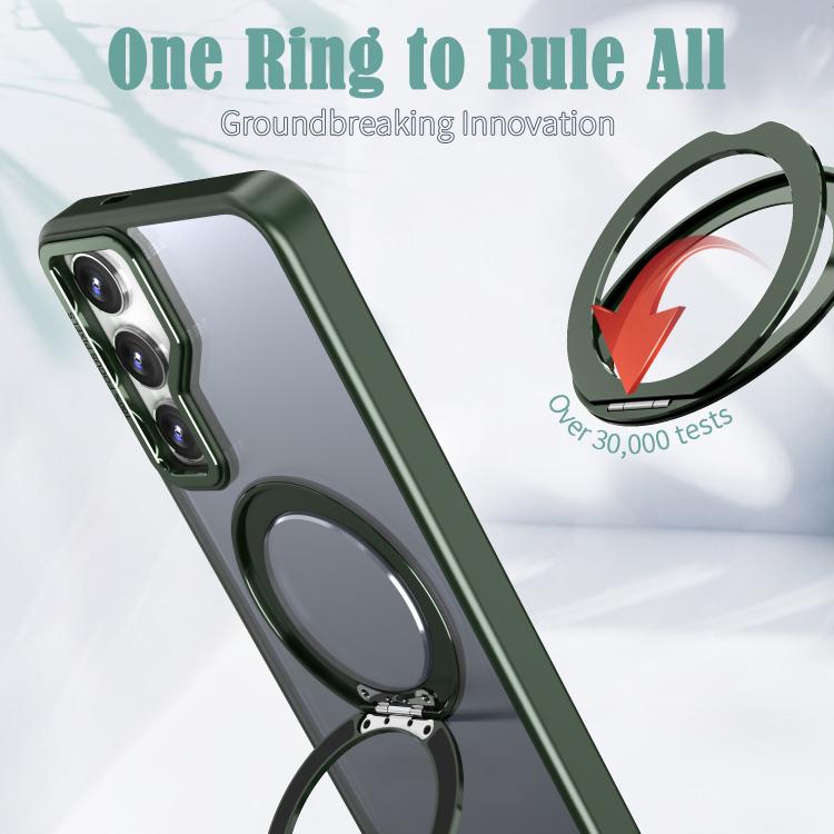 For Samsung Galaxy S24 FE 5G kalebol MagSafe Metal Ring Holder Phone Case