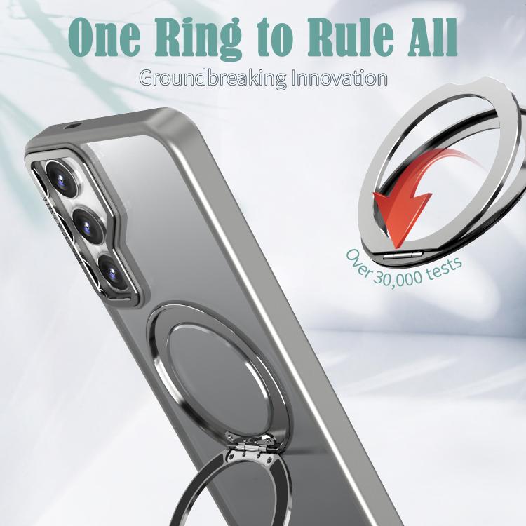 For Samsung Galaxy S24 FE 5G kalebol MagSafe Metal Ring Holder Phone Case