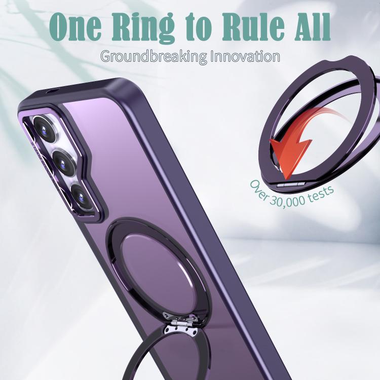 For Samsung Galaxy S24 FE 5G kalebol MagSafe Metal Ring Holder Phone Case