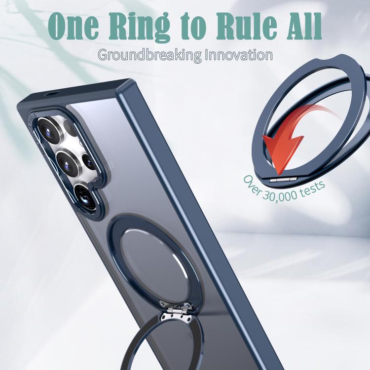 For Samsung Galaxy S24 Ultra 5G kalebol MagSafe Metal Ring Holder Phone Case