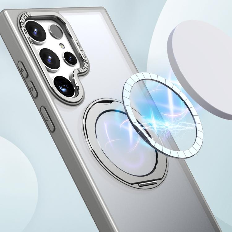 For Samsung Galaxy S24 Ultra 5G kalebol MagSafe Metal Ring Holder Phone Case