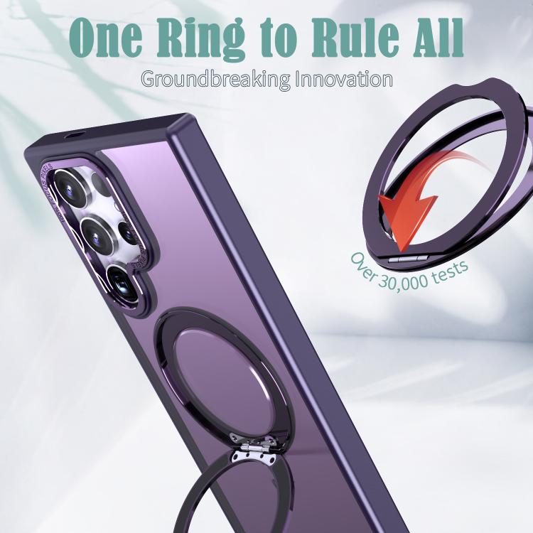 For Samsung Galaxy S24 Ultra 5G kalebol MagSafe Metal Ring Holder Phone Case