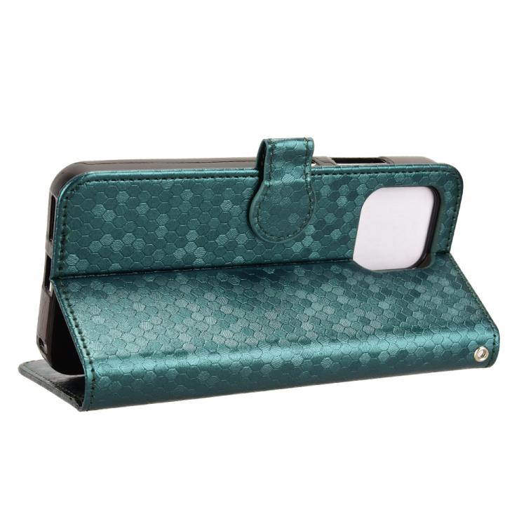 For Fairphone 6 Honeycomb Dot Texture Leather Phone Case