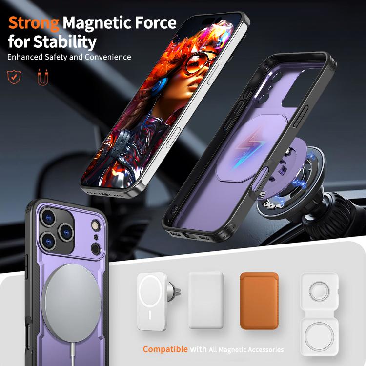 For iPhone 17 Pro Max kalebol Metal 360 Degree Rotation Holder MagSafe Phone Case
