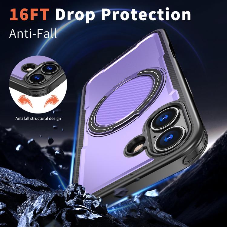 For iPhone 17 kalebol Metal 360 Degree Rotation Holder MagSafe Phone Case