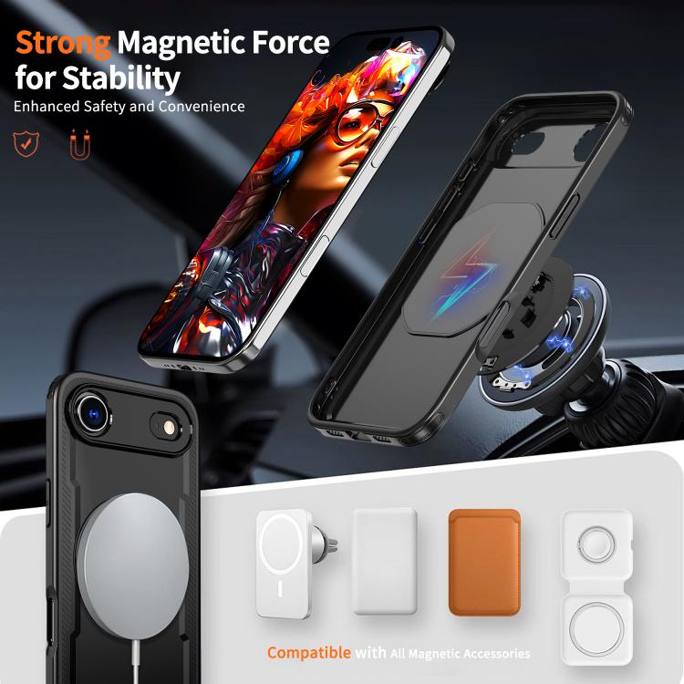 For iPhone Air kalebol Metal 360 Degree Rotation Holder MagSafe Phone Case