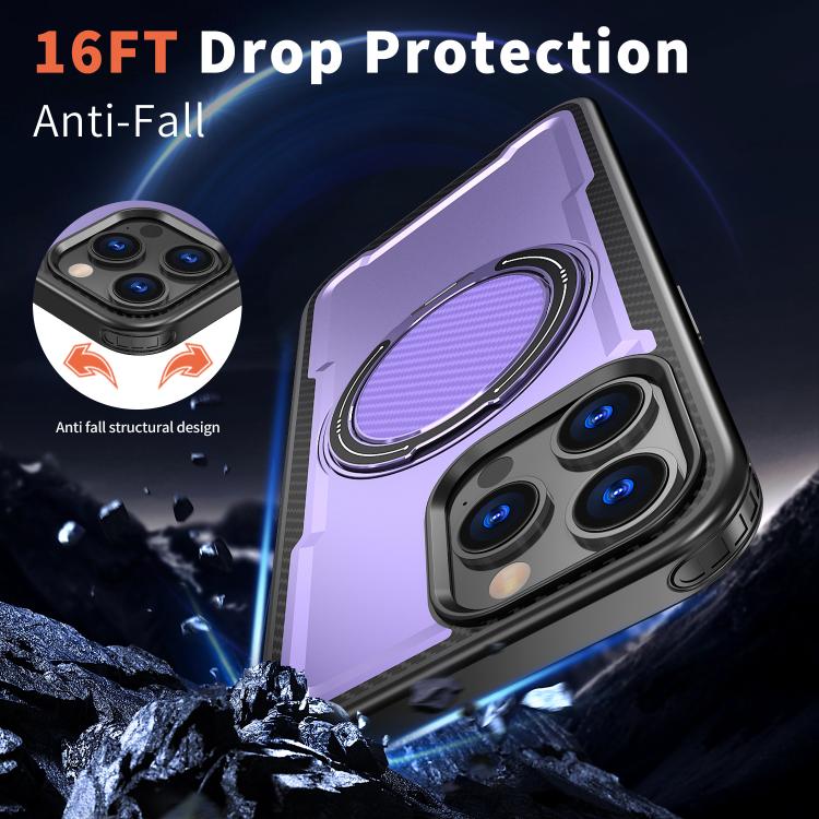 For iPhone 13 Pro kalebol Metal 360 Degree Rotation Holder MagSafe Phone Case
