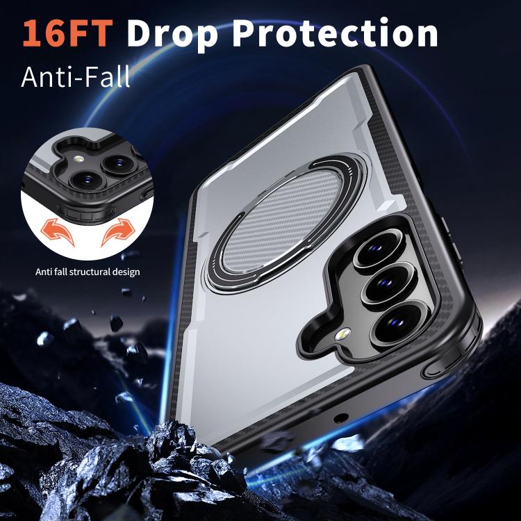 For Samsung Galaxy A16 5G kalebol Metal 360 Degree Rotation Holder MagSafe Phone Case