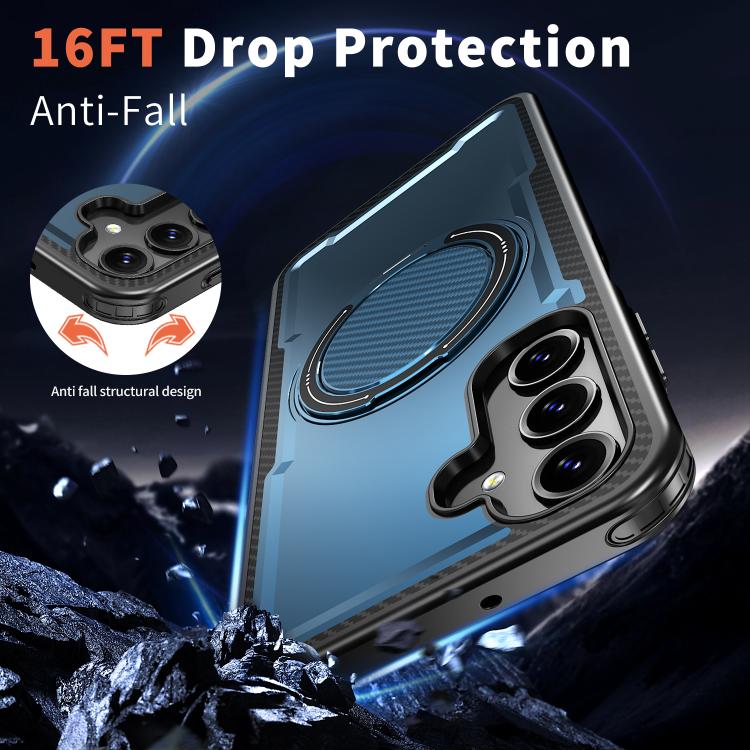 For Samsung Galaxy A16 5G kalebol Metal 360 Degree Rotation Holder MagSafe Phone Case