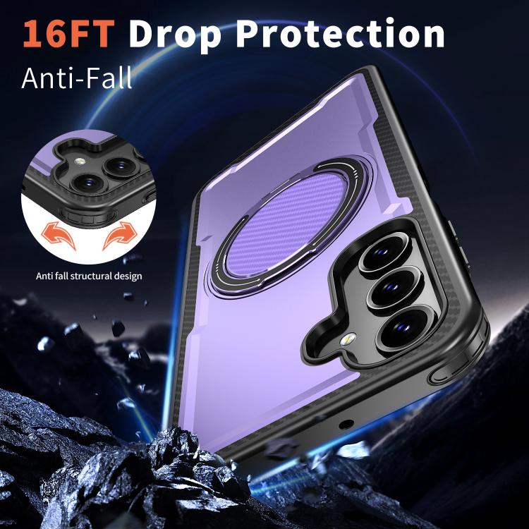 For Samsung Galaxy A16 5G kalebol Metal 360 Degree Rotation Holder MagSafe Phone Case