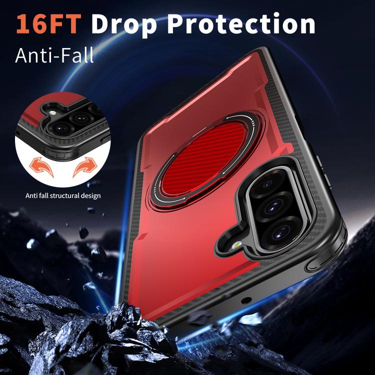 For Samsung Galaxy A26 5G kalebol Metal 360 Degree Rotation Holder MagSafe Phone Case