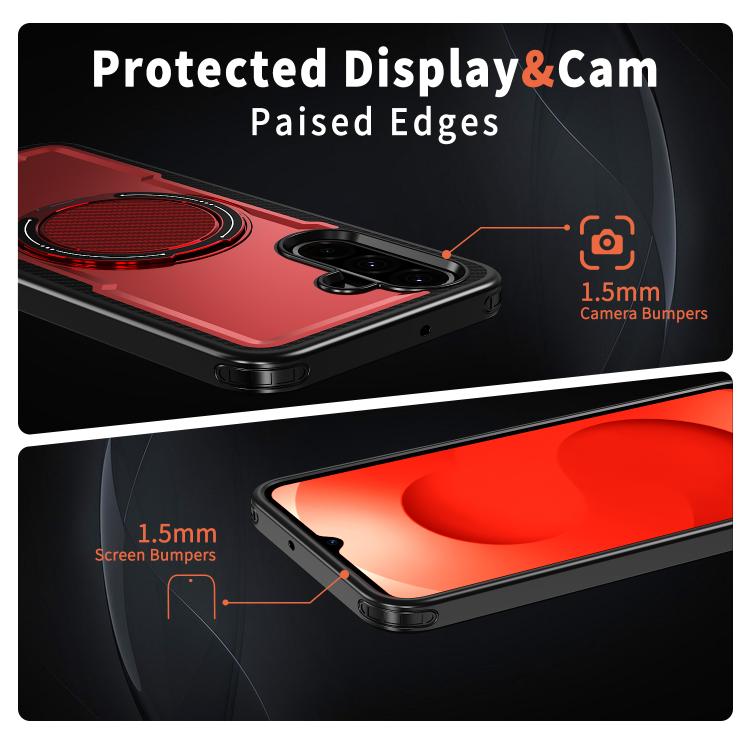 For Samsung Galaxy A26 5G kalebol Metal 360 Degree Rotation Holder MagSafe Phone Case