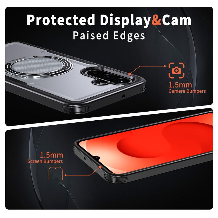 For Samsung Galaxy A26 5G kalebol Metal 360 Degree Rotation Holder MagSafe Phone Case