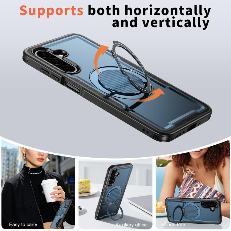 For Samsung Galaxy A26 5G kalebol Metal 360 Degree Rotation Holder MagSafe Phone Case
