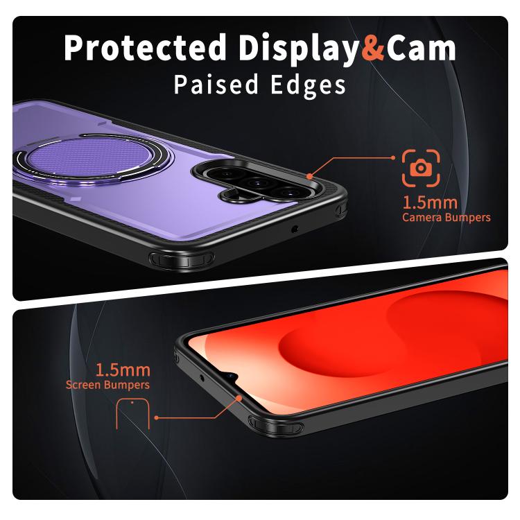 For Samsung Galaxy A26 5G kalebol Metal 360 Degree Rotation Holder MagSafe Phone Case