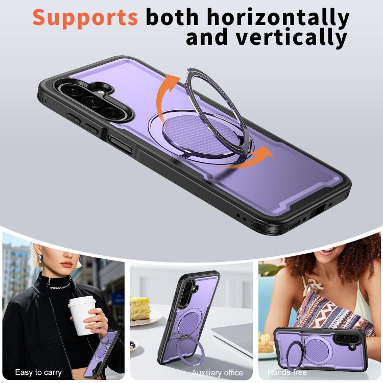 For Samsung Galaxy A26 5G kalebol Metal 360 Degree Rotation Holder MagSafe Phone Case