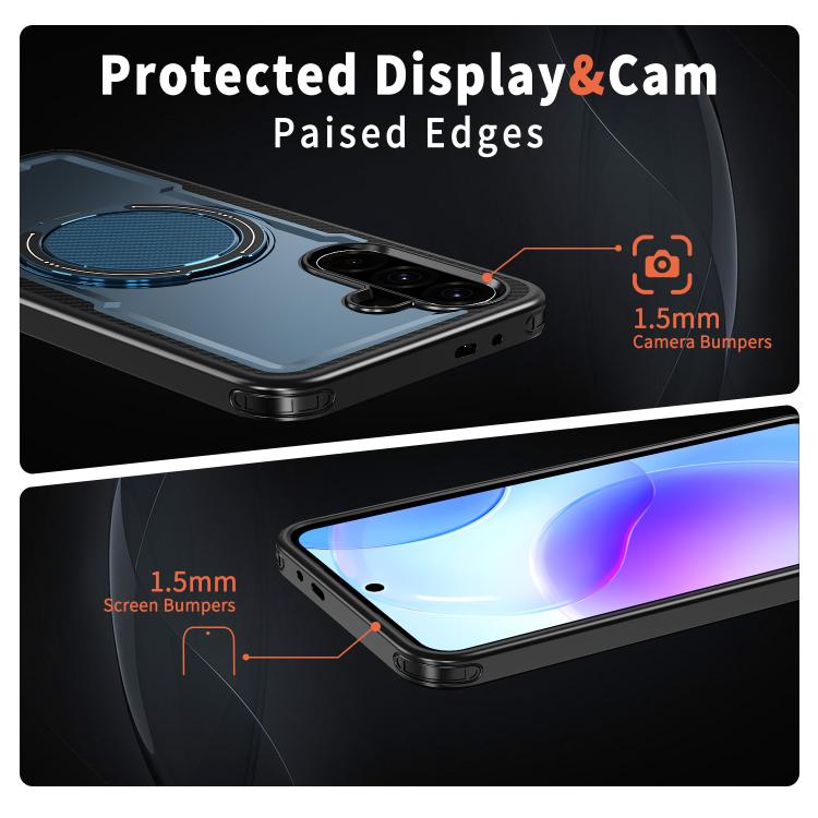 For Samsung Galaxy A56 5G kalebol Metal 360 Degree Rotation Holder MagSafe Phone Case