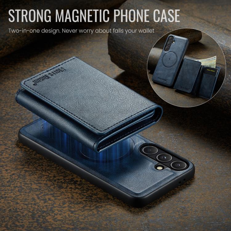 For Samsung Galaxy S26 5G Fierre Shann 2 in 1 Holder RFID Card Slot Wallet MagSafe Phone Case