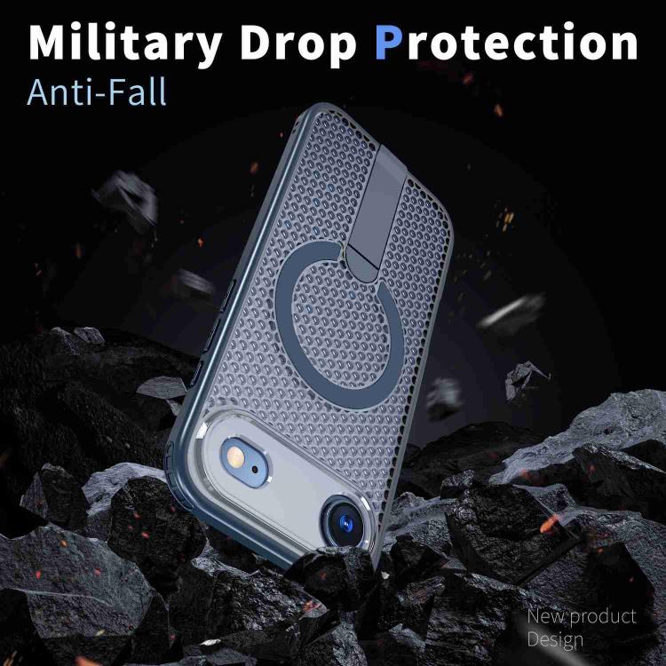 For iPhone Air kalebol Honeycomb Cooling MagSafe Holder Phone Case