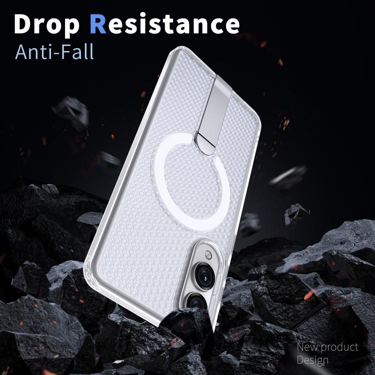 For Samsung Galaxy S25 Edge 5G kalebol Honeycomb Cooling MagSafe Holder Phone Case