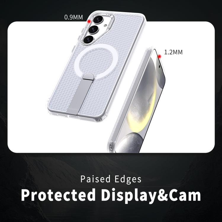 For Samsung Galaxy S25+ 5G kalebol Honeycomb Cooling MagSafe Holder Phone Case