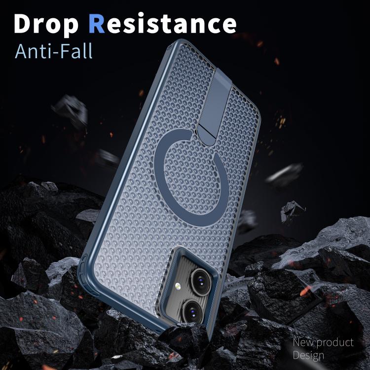 For Samsung Galaxy A06 5G kalebol Honeycomb Cooling MagSafe Holder Phone Case
