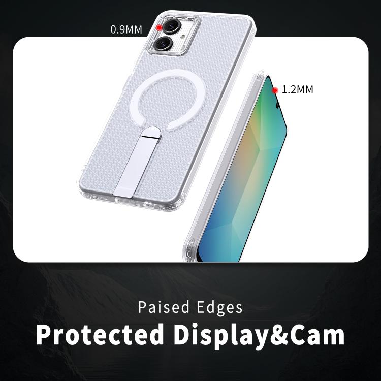 For Samsung Galaxy A06 5G kalebol Honeycomb Cooling MagSafe Holder Phone Case