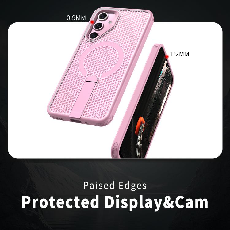 For Samsung Galaxy A05s kalebol Honeycomb Cooling MagSafe Holder Phone Case