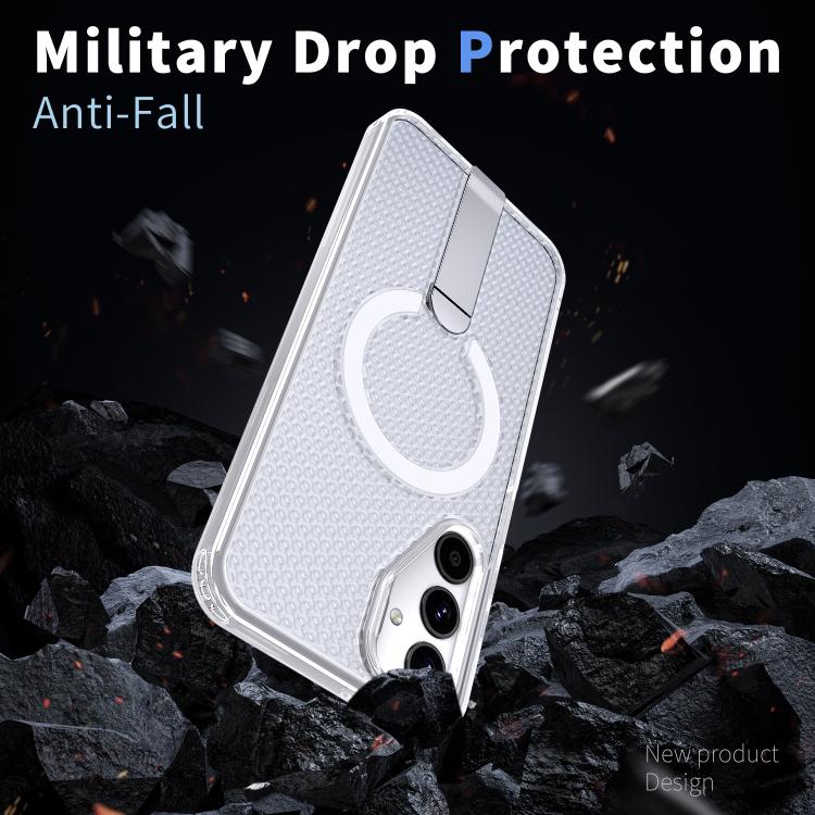 For Samsung Galaxy A25 5G kalebol Honeycomb Cooling MagSafe Holder Phone Case