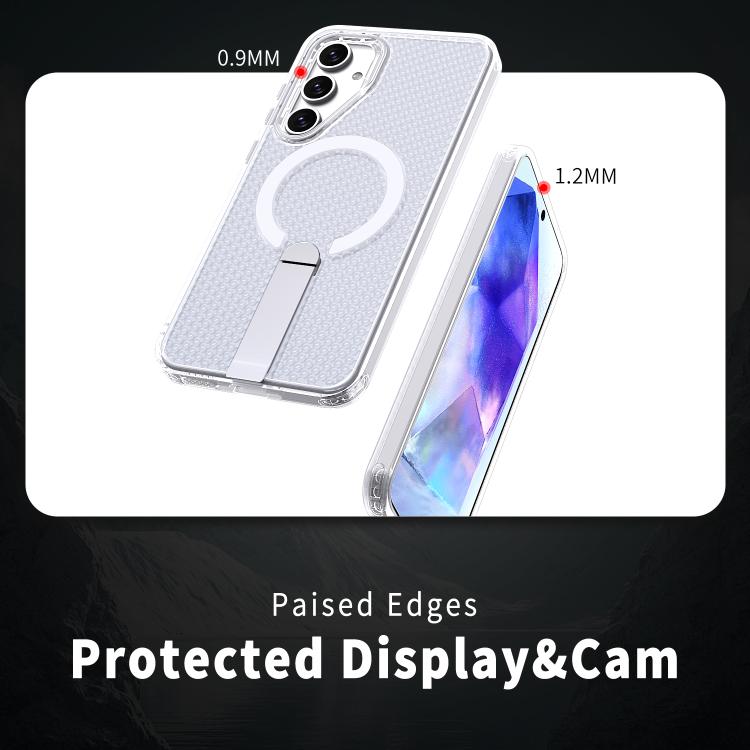 For Samsung Galaxy A35 5G kalebol Honeycomb Cooling MagSafe Holder Phone Case