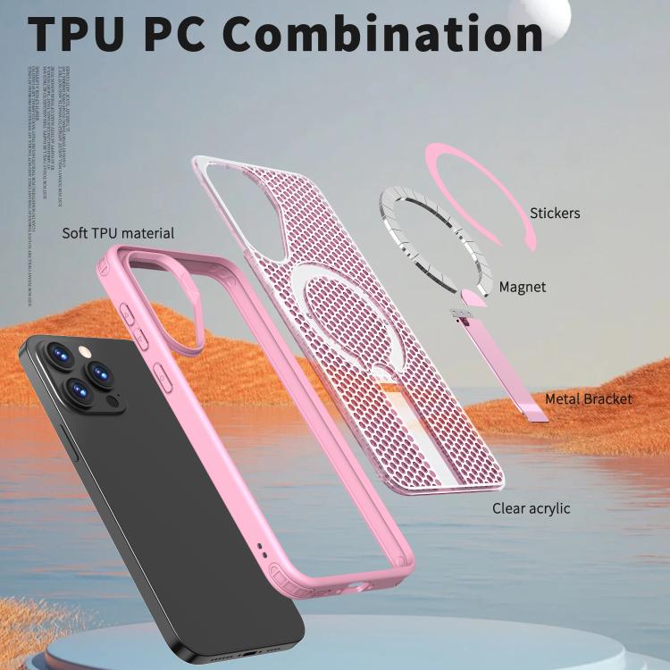 For Samsung Galaxy A56 5G kalebol Honeycomb Cooling MagSafe Holder Phone Case