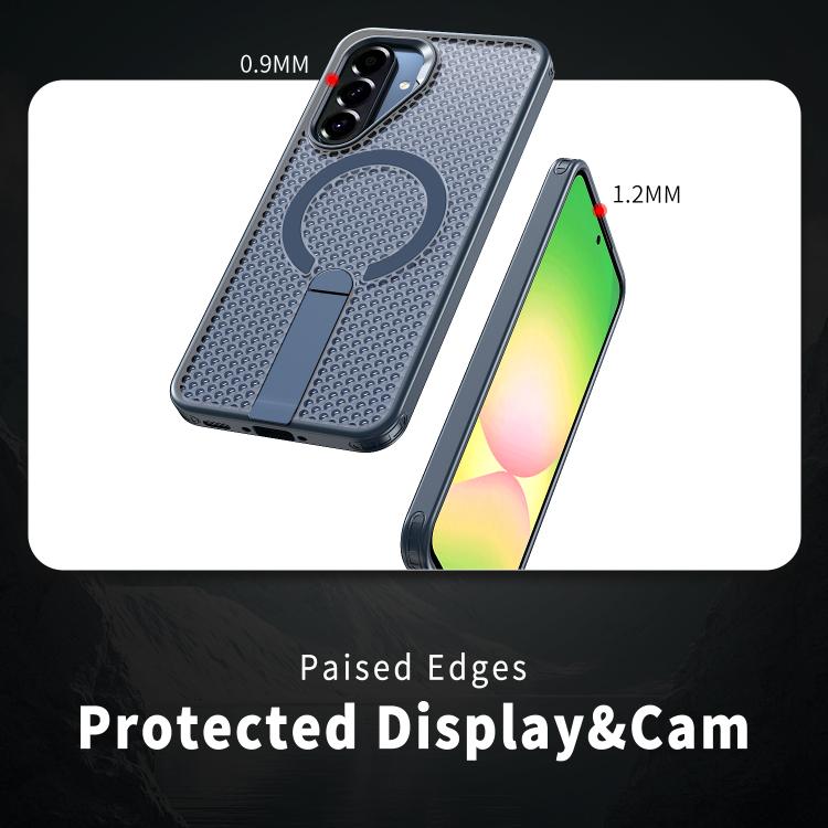 For Samsung Galaxy A36 5G kalebol Honeycomb Cooling MagSafe Holder Phone Case