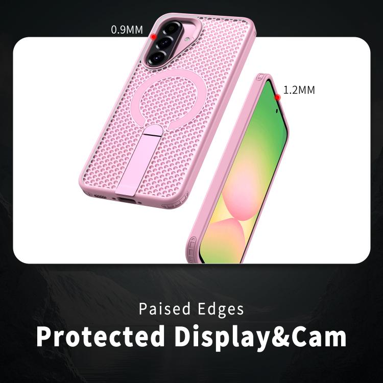 For Samsung Galaxy A36 5G kalebol Honeycomb Cooling MagSafe Holder Phone Case