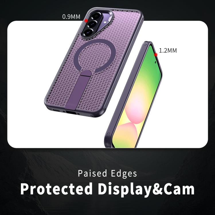 For Samsung Galaxy A36 5G kalebol Honeycomb Cooling MagSafe Holder Phone Case