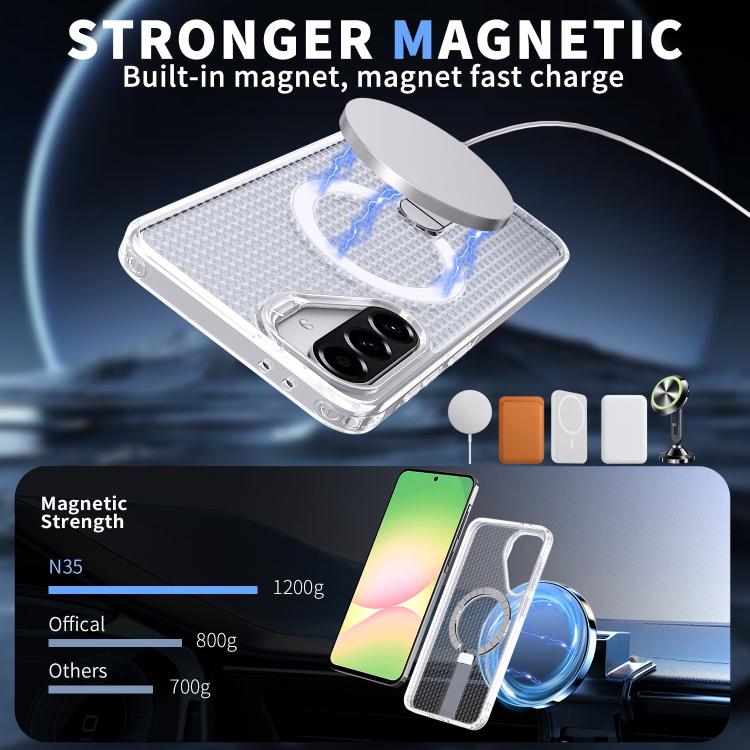For Samsung Galaxy A37 5G kalebol Honeycomb Cooling MagSafe Holder Phone Case