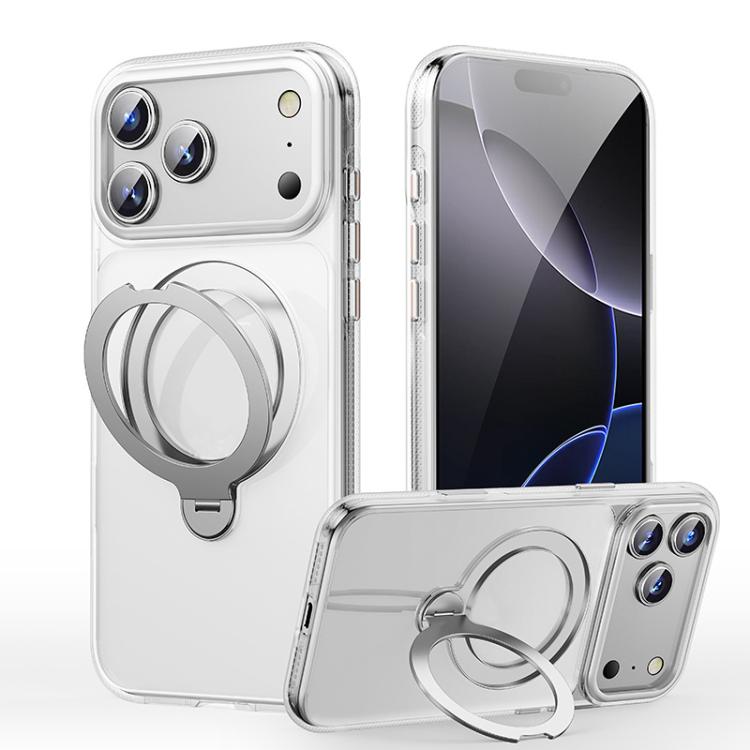 For iPhone 17 Pro Gear-Style Stress Relief 360 Rotation Holder MagSafe Phone Case