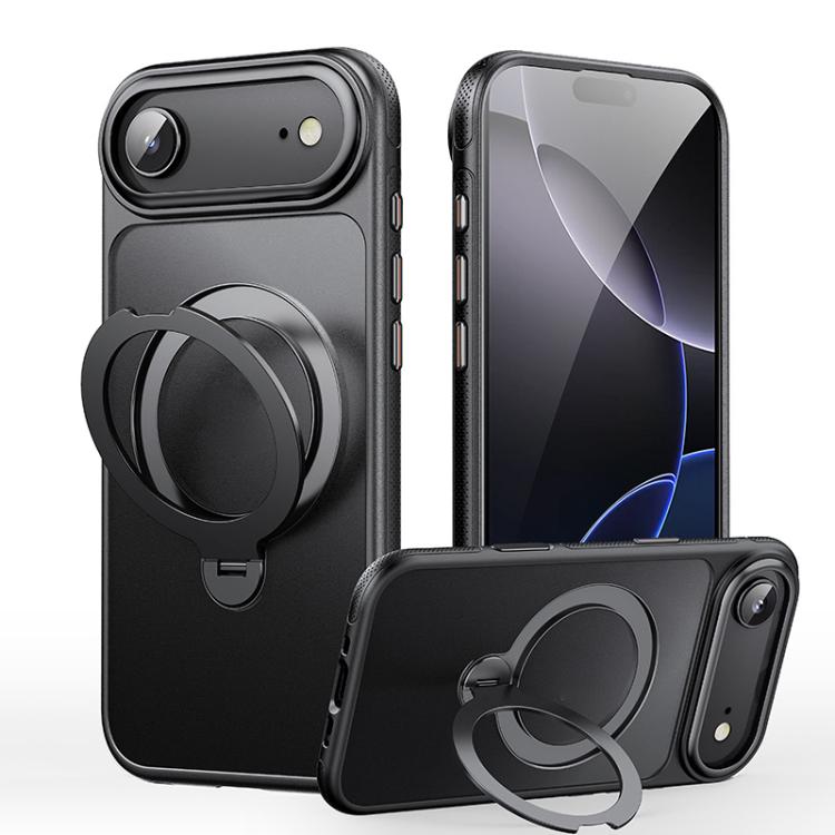 For iPhone Air Gear-Style Stress Relief 360 Rotation Holder MagSafe Phone Case