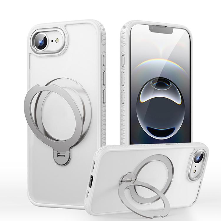 For iPhone 17e / 16e Gear-Style Stress Relief 360 Rotation Holder MagSafe Phone Case
