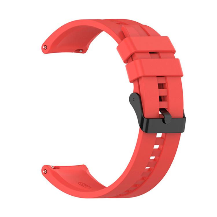 20mm For Amazfit Active 2 / GTS4 Mini xDfind Silicone Black Buckle Watch Band