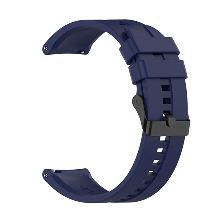 20mm For Amazfit Active 2 / GTS4 Mini xDfind Silicone Black Buckle Watch Band