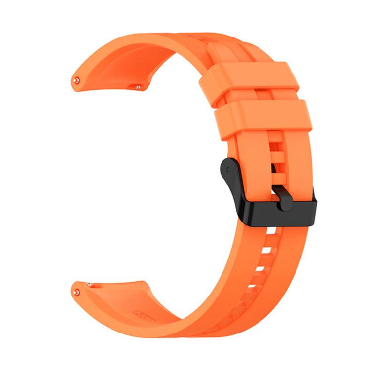 20mm For Amazfit Active 2 / GTS4 Mini xDfind Silicone Black Buckle Watch Band
