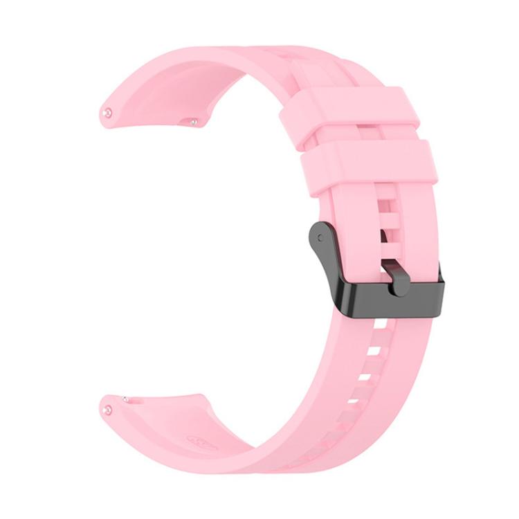 20mm For Amazfit Active 2 / GTS4 Mini xDfind Silicone Black Buckle Watch Band
