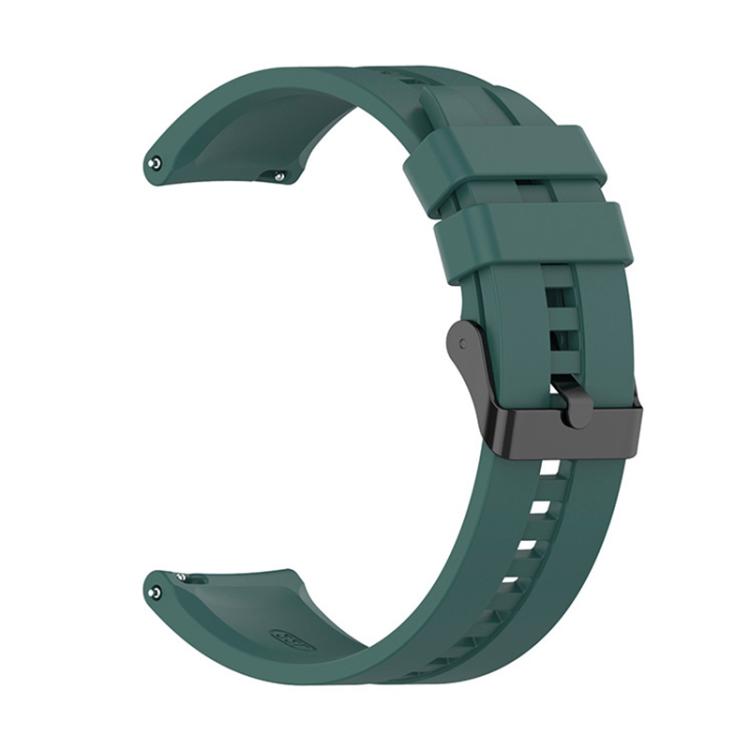 20mm For Amazfit Active 2 / GTS4 Mini xDfind Silicone Black Buckle Watch Band