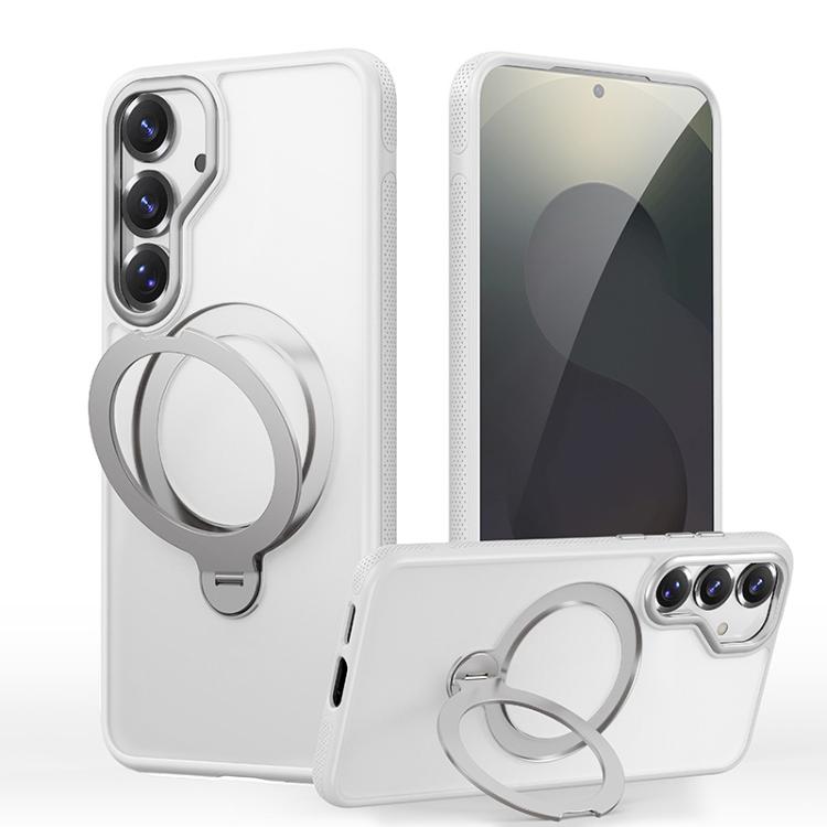 For Samsung Galaxy S25+ 5G Gear-Style Stress Relief 360 Rotation Holder MagSafe Phone Case