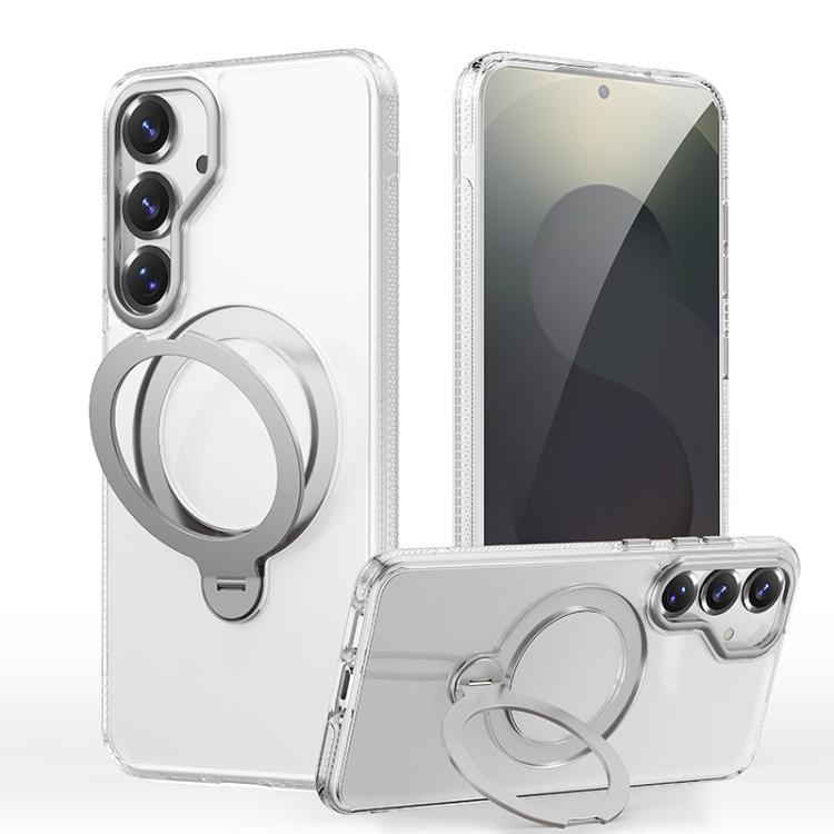 For Samsung Galaxy S25+ 5G Gear-Style Stress Relief 360 Rotation Holder MagSafe Phone Case