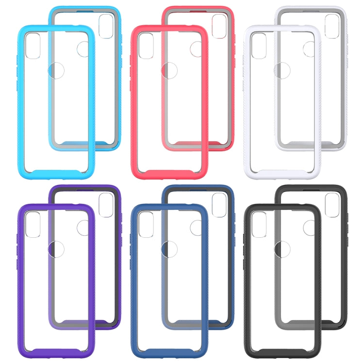 For T-Mobile REVVL 4 Starry Sky Solid Color Series Shockproof PC + TPU Protective Case