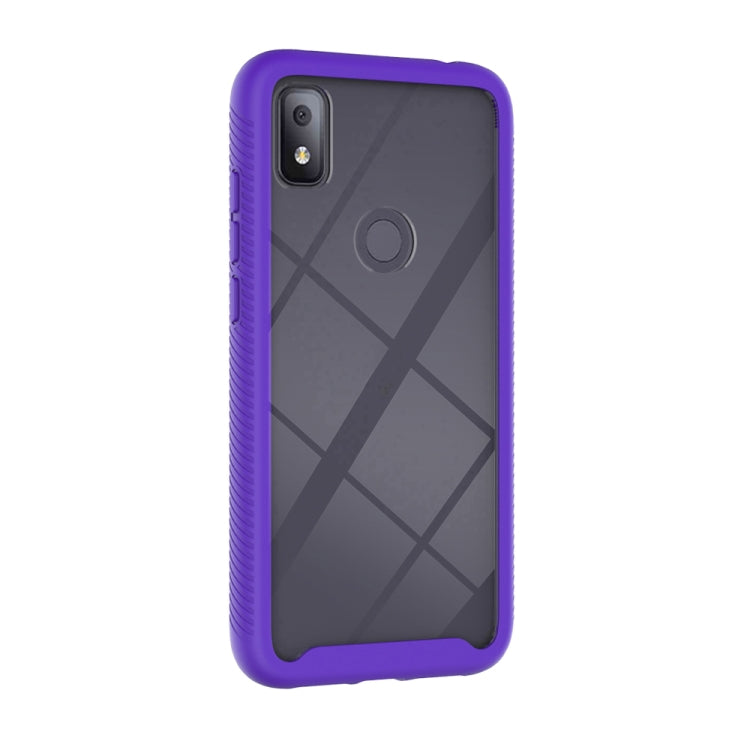 For T-Mobile REVVL 4 Starry Sky Solid Color Series Shockproof PC + TPU Protective Case