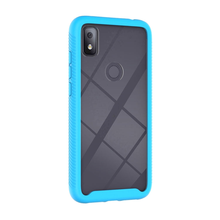 For T-Mobile REVVL 4 Starry Sky Solid Color Series Shockproof PC + TPU Protective Case