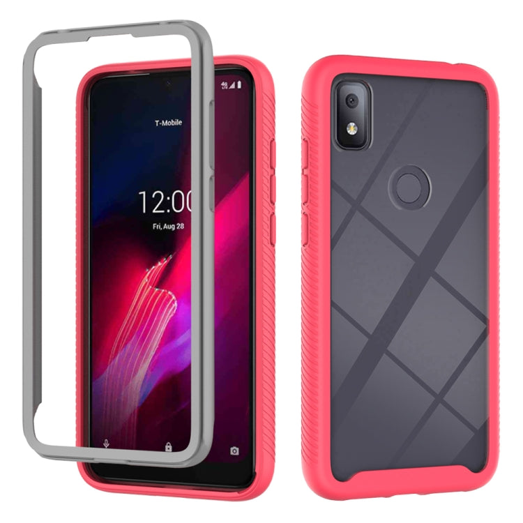 For T-Mobile REVVL 4 Starry Sky Solid Color Series Shockproof PC + TPU Protective Case